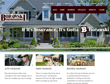 Tablet Screenshot of borawskiinsurance.com